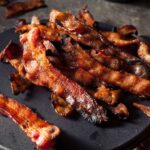 Lækkert og knassende sprødt bacon lavet i airfryer