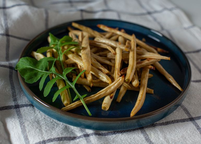 Knasende sprøde bønner lavet nemt i airfryer