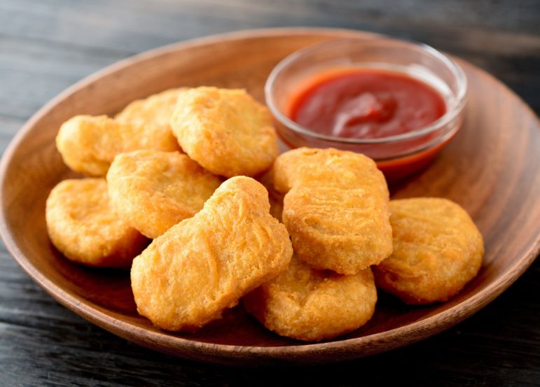 Frosne nuggets lavet nemt i airfryer