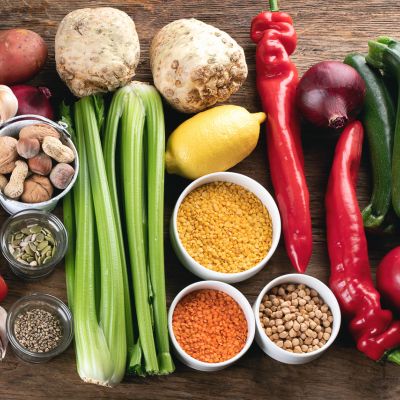 Vegetariske retter i airfryer