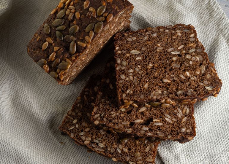 Lækkert rugbrød lavet i airfryer