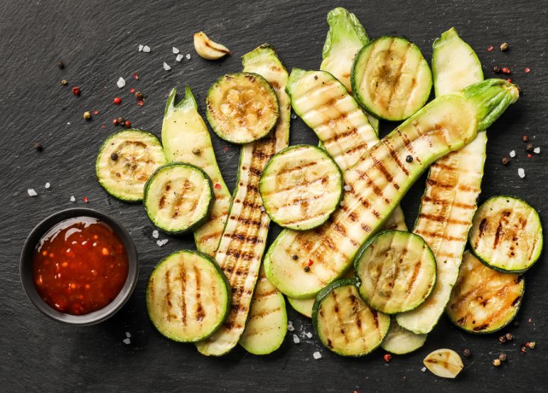 Lækker squash lavet i airfryer